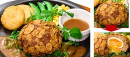 とろ～りたまご IN クリスピーハンバーグ