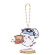 【ちいかわアドベンチャー】「アクリルスタンドになるキーホルダー」ハチワレ　￥880