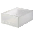 【無印良品 収納用品ランキング第4位】「ポリプロピレン収納ケース・引出式・小」990円（税込）