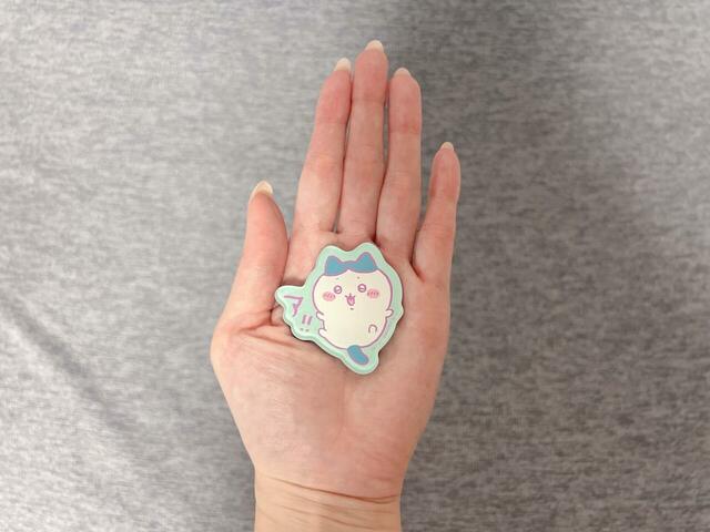 サイズは約4cm〜5cm。手のひらサイズでボリューム感あるマグネットです!