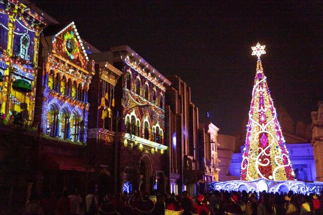 スペクタクル・オブ・ライツ｜ユニバーサル・スタジオ・ジャパン「NO LIMIT！クリスマス」2022