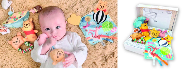 お誕生日おめでとう ギフトセット くまのプーさん 4,290円｜アカチャンホンポ「くまのプーさんフェア ～ずっと、プー友と。～」