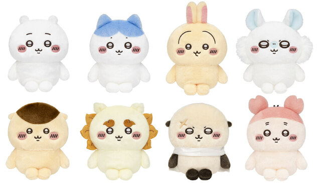 ちょこっとポージングぬいぐるみ 各2,200円