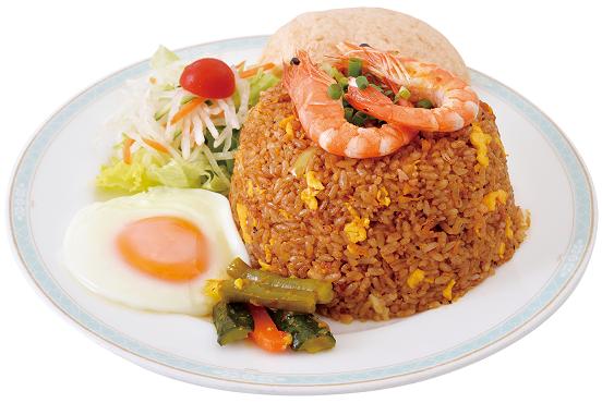 ナシゴレンプレート（マレー風炒飯）