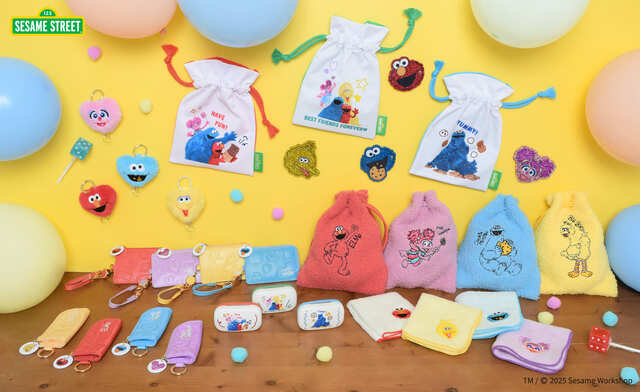 【セサミストリート新商品】“BEST FRIENDS FOREVER”をコンセプトにした、カラフルでポップな新商品登場！