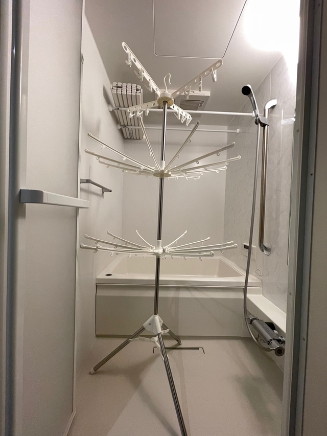 【IKEA（イケア） プルクラ】浴室でも干せます