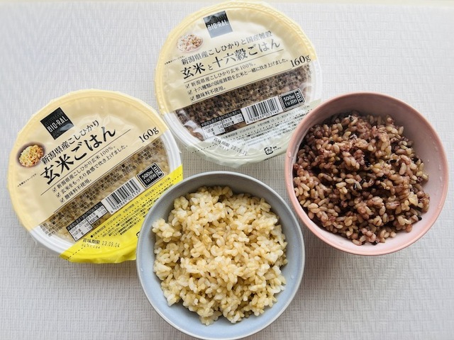 【ライフ BIO-RAL 第３位】玄米ごはんパックシリーズ 「玄米ごはん」321円（税込）「玄米と十六穀ごはん」354円（税込）