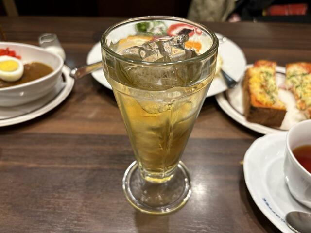 【朝から幸せ!星乃珈琲店の人気モーニング3選】リンゴジュースは果汁100%でお子様連れの方は氷なしにすることもできます