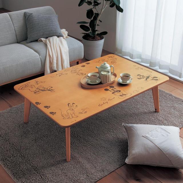 国産天然木を使ったデザイン天板こたつ