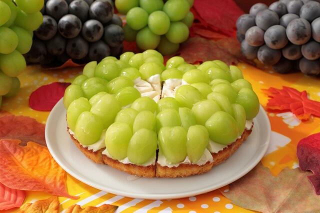 「シャインマスカットタルト」＜2023年9⽉6⽇（水）〜なくなり次第終了＞【シャインマスカット＆メロン食べ放題】