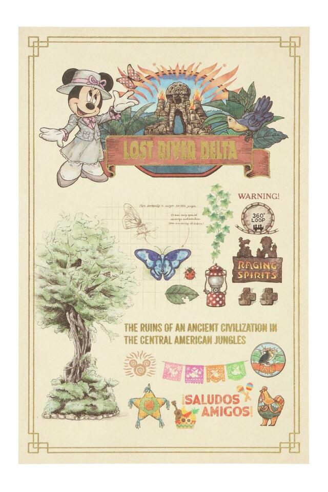 ポストカード 350円｜東京ディズニーシー25周年グッズ｜販売店舗：東京ディズニーシー「エンポーリオ」｜発売日：2026年5月25日（月）