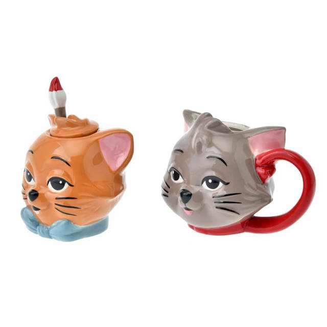 ベルリオーズ＆トゥルーズ おしゃれキャット ミルクピッチャー・シュガーポット The Aristocats by Ann Shen 5,500円