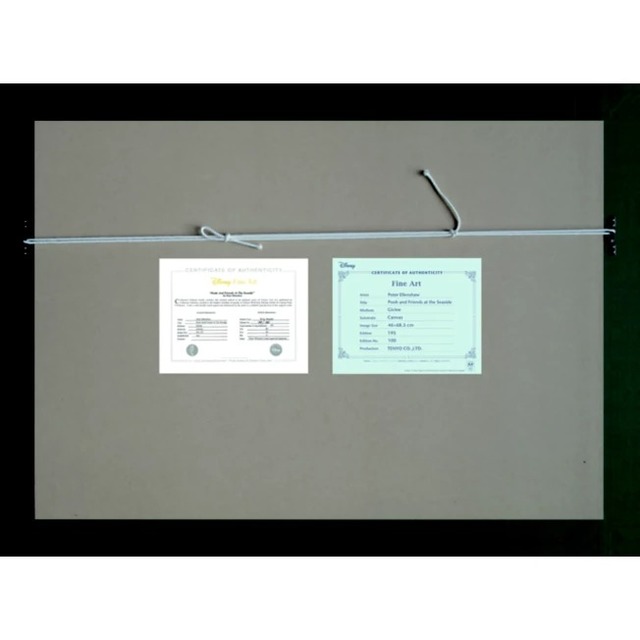 ディズニーファインアート プー アンド フレンズ アット ザ シーサイド 世界限定195枚 1,188,000円