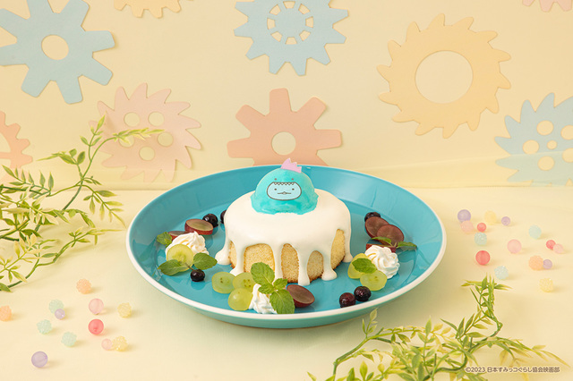 とかげのかいじゅうケーキ 1,639円｜メニュー｜映画 すみっコぐらしカフェ ～ツギハギ工場のふしぎな出会い～