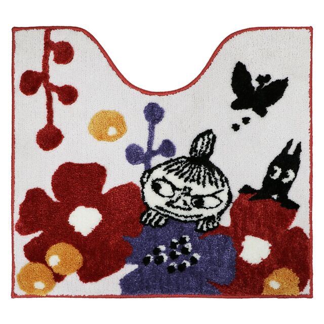 北欧調デザインのトイレマット・フタカバー「ムーミン」