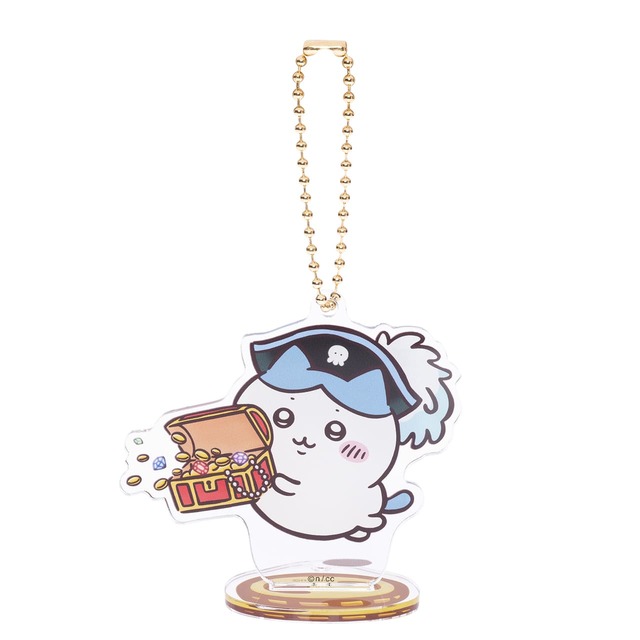 【ちいかわアドベンチャー】「アクリルスタンドになるキーホルダー」ハチワレ　￥880