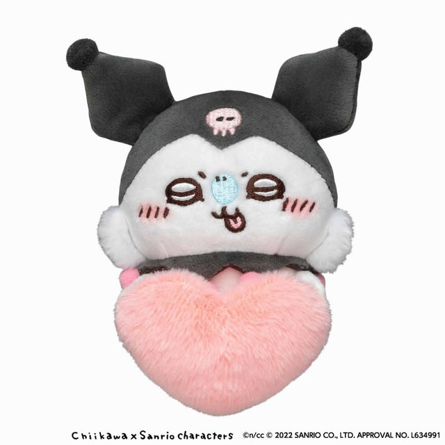 ちいかわ×サンリオキャラクターズ デスクトップから見守るひっかけぬいぐるみ 5種 各1,870円(税込)