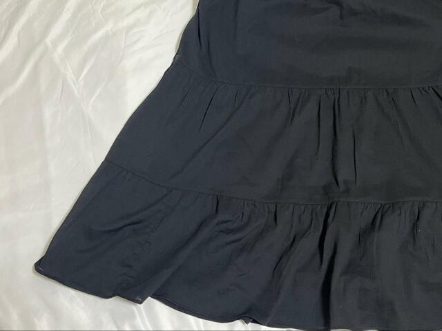 【ユニクロ クリンクルコットンキャミソールワンピース】ふんわりしたシルエットですが年齢問わず着られます