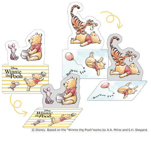 ＜イベント限定＞スタンドアップカード(全8種、横5.5×縦9.1㎝)各143円