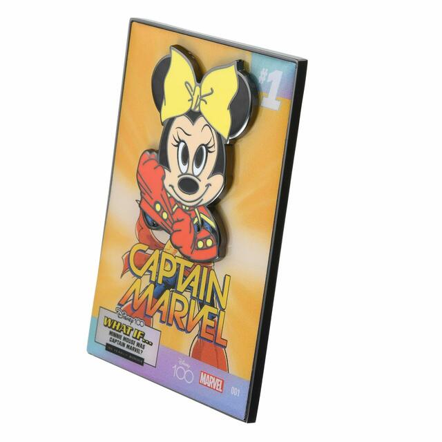 マーベル ミニー ピンバッジ Captain Marvel Disney100 special MARVEL comic cover series 2,090円