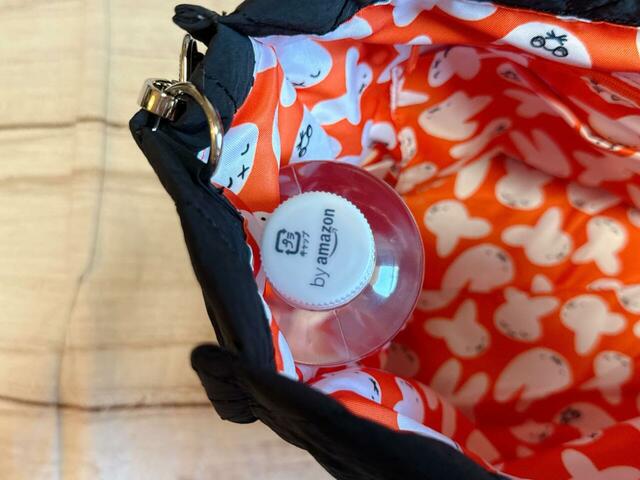 ボトルポケットにペットボトルが固定できるのも◎