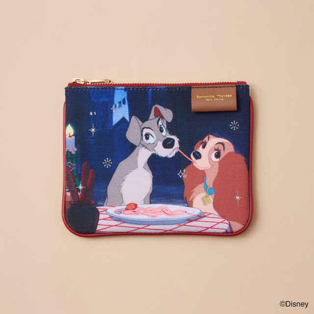 ポーチ ¥11,000|サマンサタバサプチチョイス ディズニー『わんわん物語』コレクション