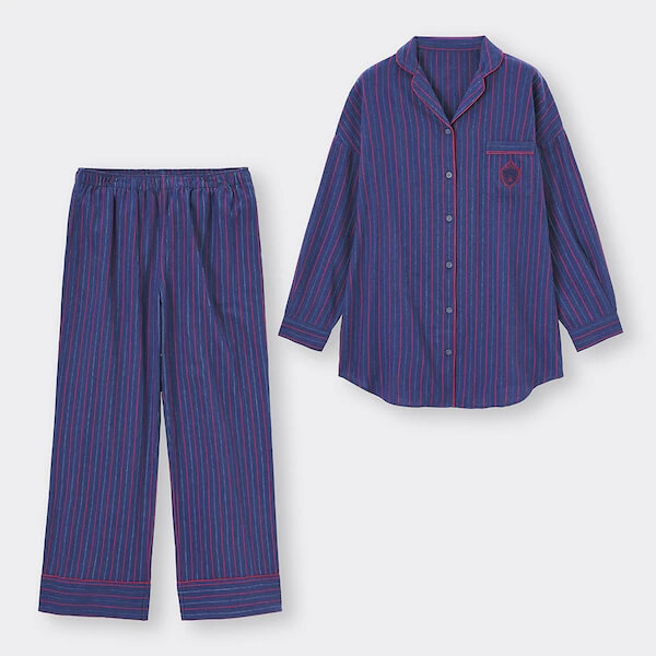 フランネルパジャマ(長袖&ロングパンツ) 2,990円