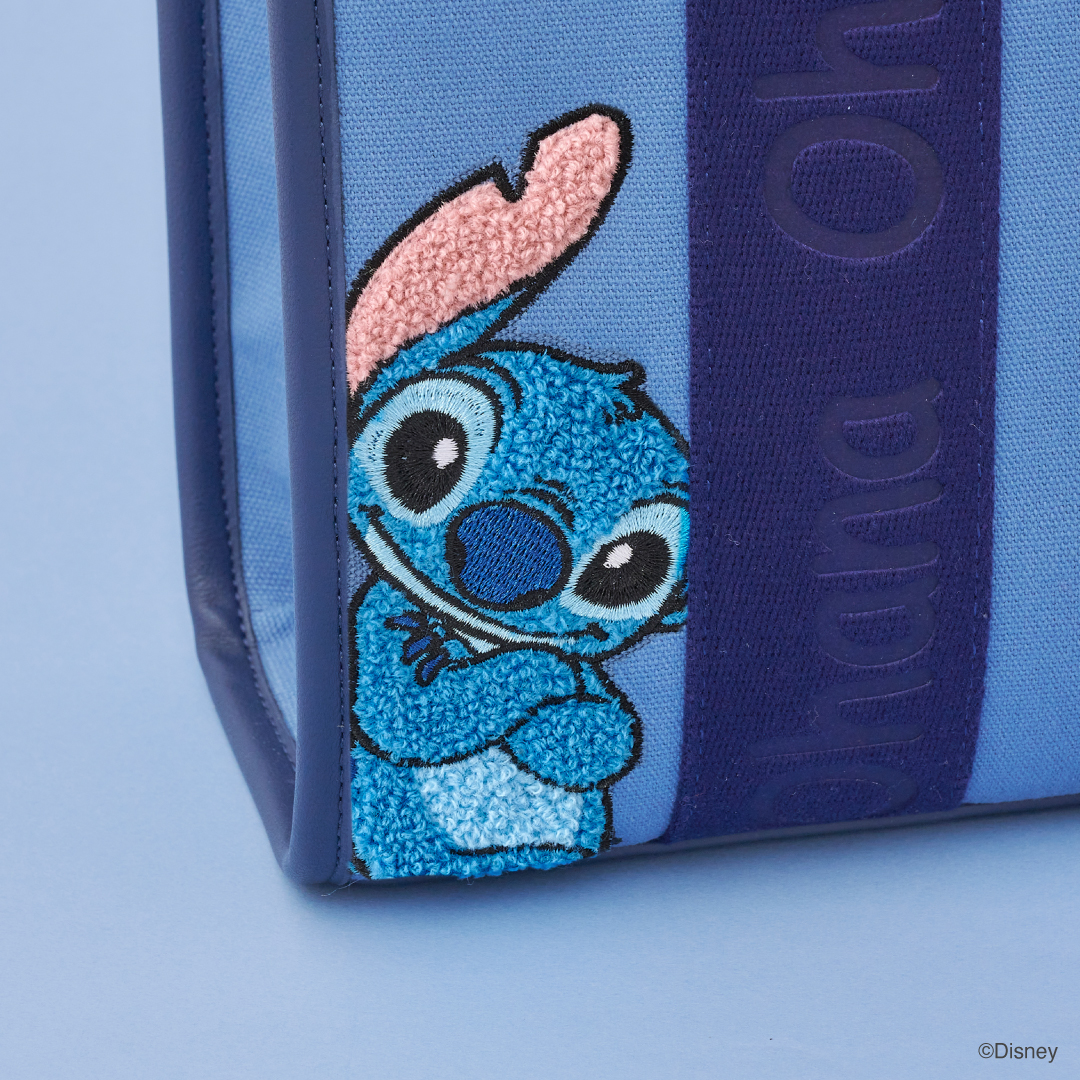 Disney スティッチ刺繍 トートバッグ　サマンサタバサ サマンサタバサから「スティッチ」コレクションを発売。「スティッチ