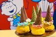 「ピエロの帽子シュー」＜期間：2024年7月6日〜9月16日＞【【スヌーピー】カラフルな“サーカススイーツ”が食べ放題！ヒルトン広島でスヌーピーと仲間たちの夏のスイーツカーニバル！】