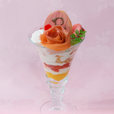 「薔薇の季節のローズパフェ」