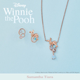 ネックレス 26,400円、ピアス 26,400円｜Samantha Tiara(サマンサティアラ)『くまのプーさん』コレクション