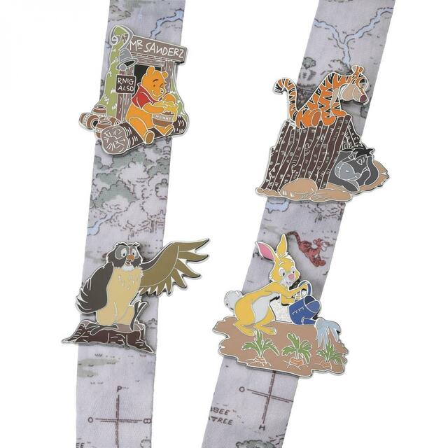 プー&フレンズ ピンバッジ ストラップ付き スターターセット Classic Pooh 4,180円