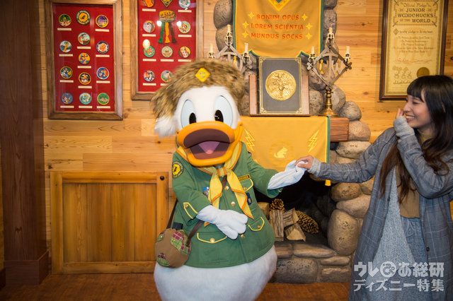 ウッドチャック・グリーティングトレイル|東京ディズニーランド