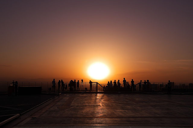 撮影地： 六本木ヒルズ・スカイデッキ / カメラ：PENTAX K-30