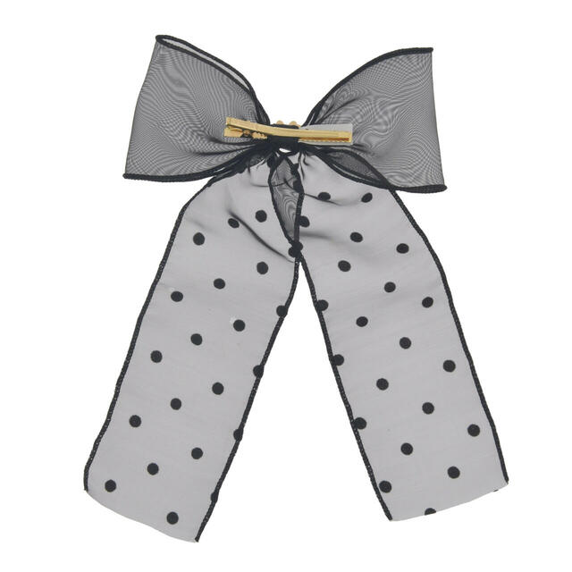 ミニー ヘアクリップ シアー ビッグリボン Halloween Accessory 2,000円