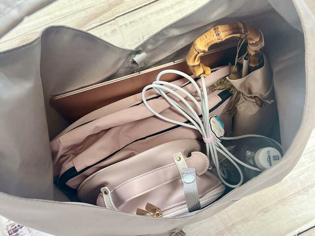 一泊する時の荷物を入れてみました