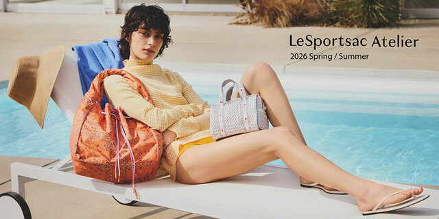 【LeSportsac/レスポートサック アトリエ2026春夏新作】ニューヨークと東京が共同で手がける「レスポートサック アトリエ」2026年春夏コレクション!