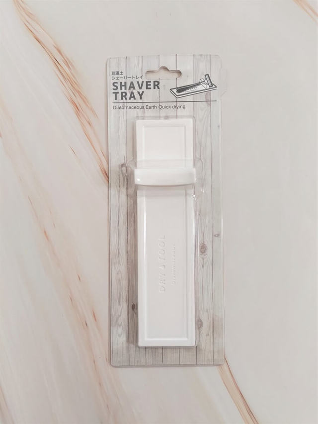 【キャンドゥ】珪藻土　シェーバートレイ　ロゴ