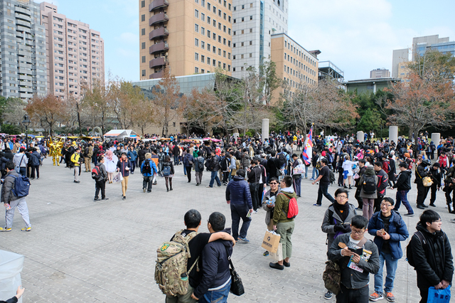 会場の国立台湾大学総合体育館