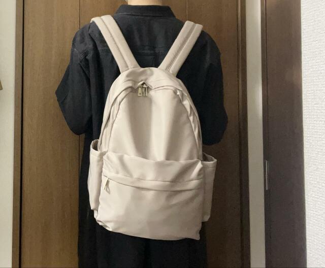 【ROPE’ PICNIC リサイクルポリエステルツイルリュック】大きすぎずちょうど良いサイズ感♪