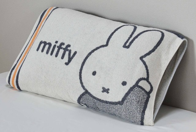 のびのびタオルピローケース あいさつ柄・裏