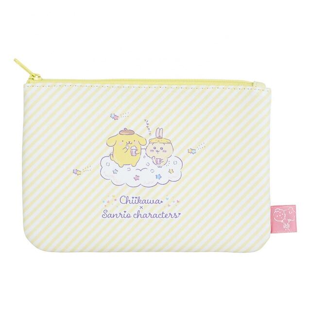 ちいかわ×サンリオキャラクターズ ミニフラットポーチ（全4種）　　各990円