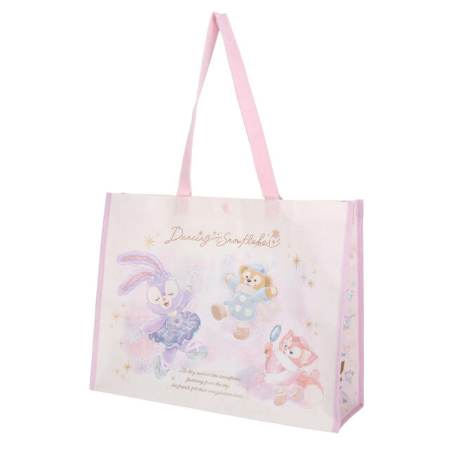 ショッピングバッグ 1,000円｜東京ディズニーシー「ダッフィー＆フレンズのダンシング・スノーフレークス」スペシャルグッズ｜販売店舗：東京ディズニーシー「マクダックス・デパートメントストア」｜発売日：2024年11月2日（土）