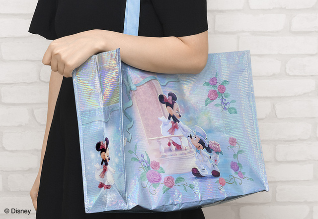 ミッキーマウス&ミニーマウス/ショッピングバッグ 935円
