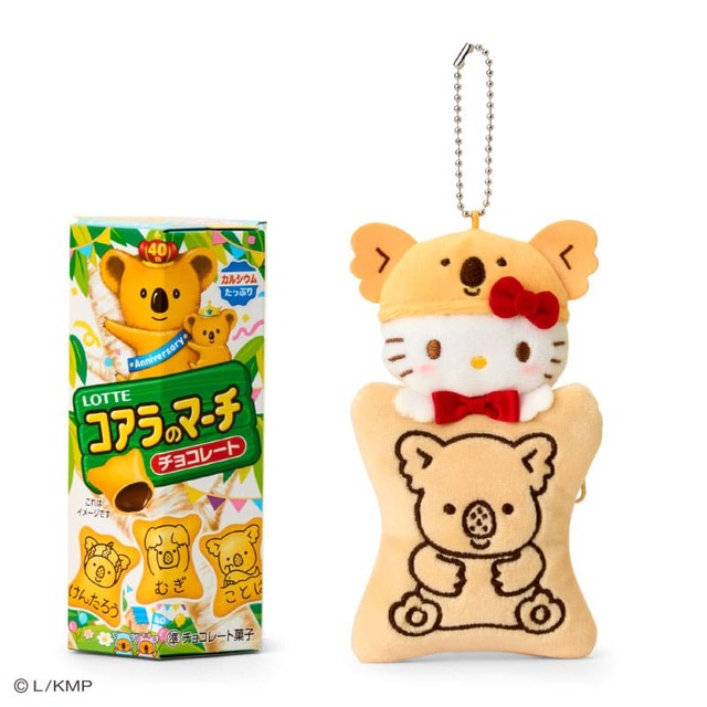 【LOTTE コアラのマーチ×サンリオキャラクターズ】「コアラのマーチ＆ミニポーチ」ハローキティ　2,200円