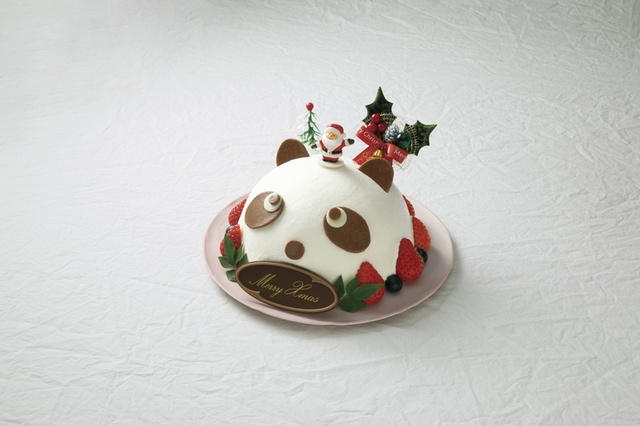 Xmasパンダショートケーキ