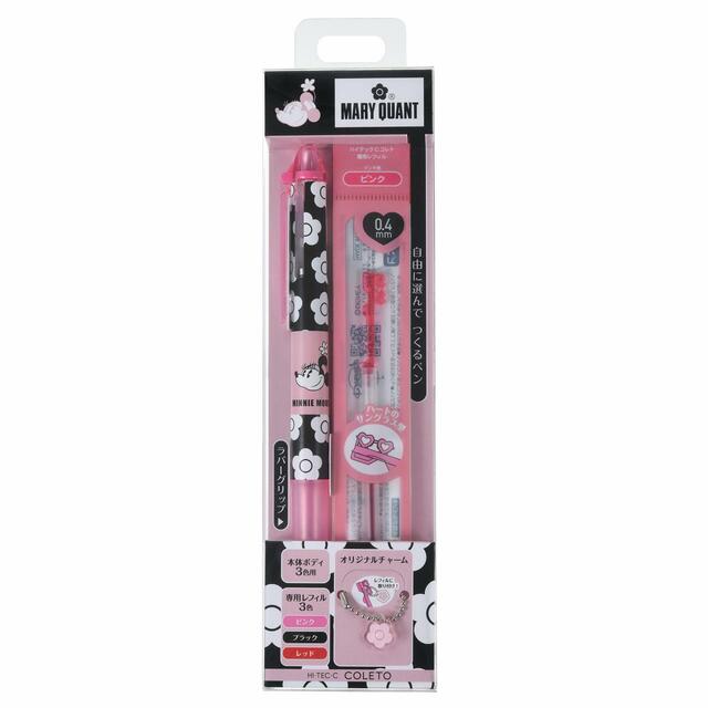 【MARY QUANT】ミニー ハイテックCコレト 0.4 水性ゲルインキボールペン チャーム付き MINNIE DAY 2023 1,540円 