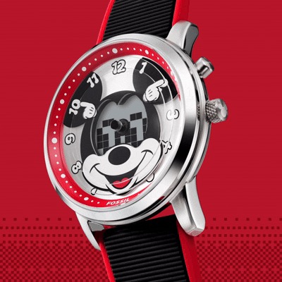 ミッキーマウスモデル(LE1232 税込 41,250円)Disney | Fossil BIG TIC