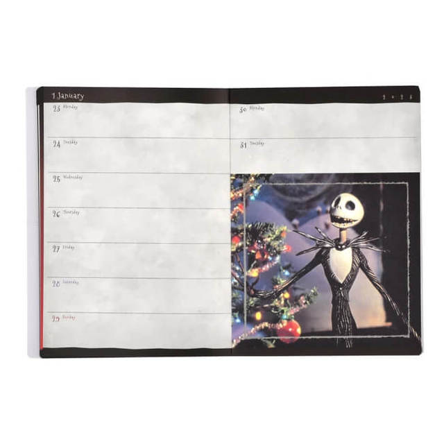 ティム・バートン ナイトメアー・ビフォア・クリスマス 手帳・スケジュール帳 2023 B6 メタリック CALENDARS ＆ ORGANIZERS 1,980円