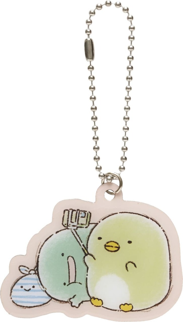 【すみっコぐらし「すみっコドローイング」】「すみっコチャームコレクション」とかげと、とかげ（本物）　660円（ランダム）